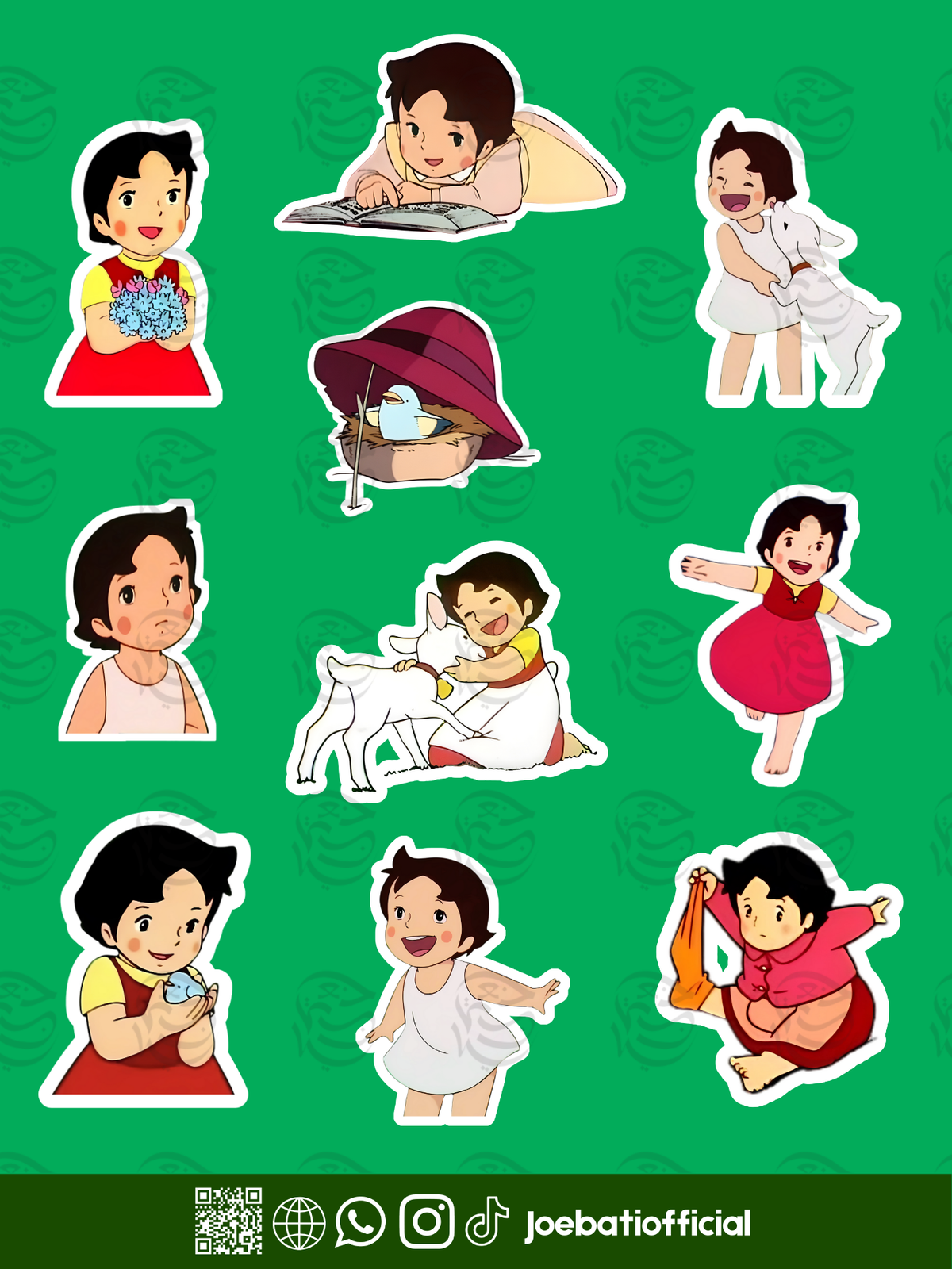 Sticker - Heidi, Girl of the Alps