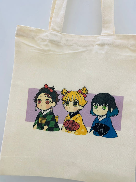 Tote Bag - Demon Slayer Chibi 1