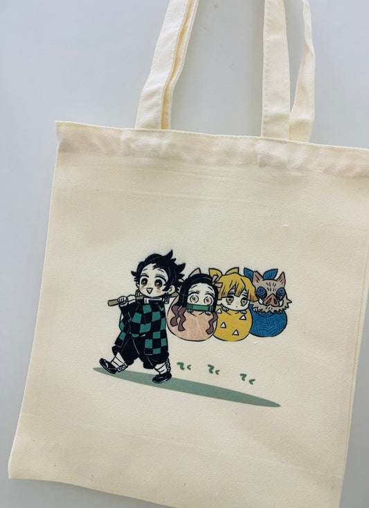 Tote Bag - Demon Slayer Chibi 2