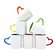 Mug with Heart Handle