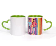 Mug with Heart Handle
