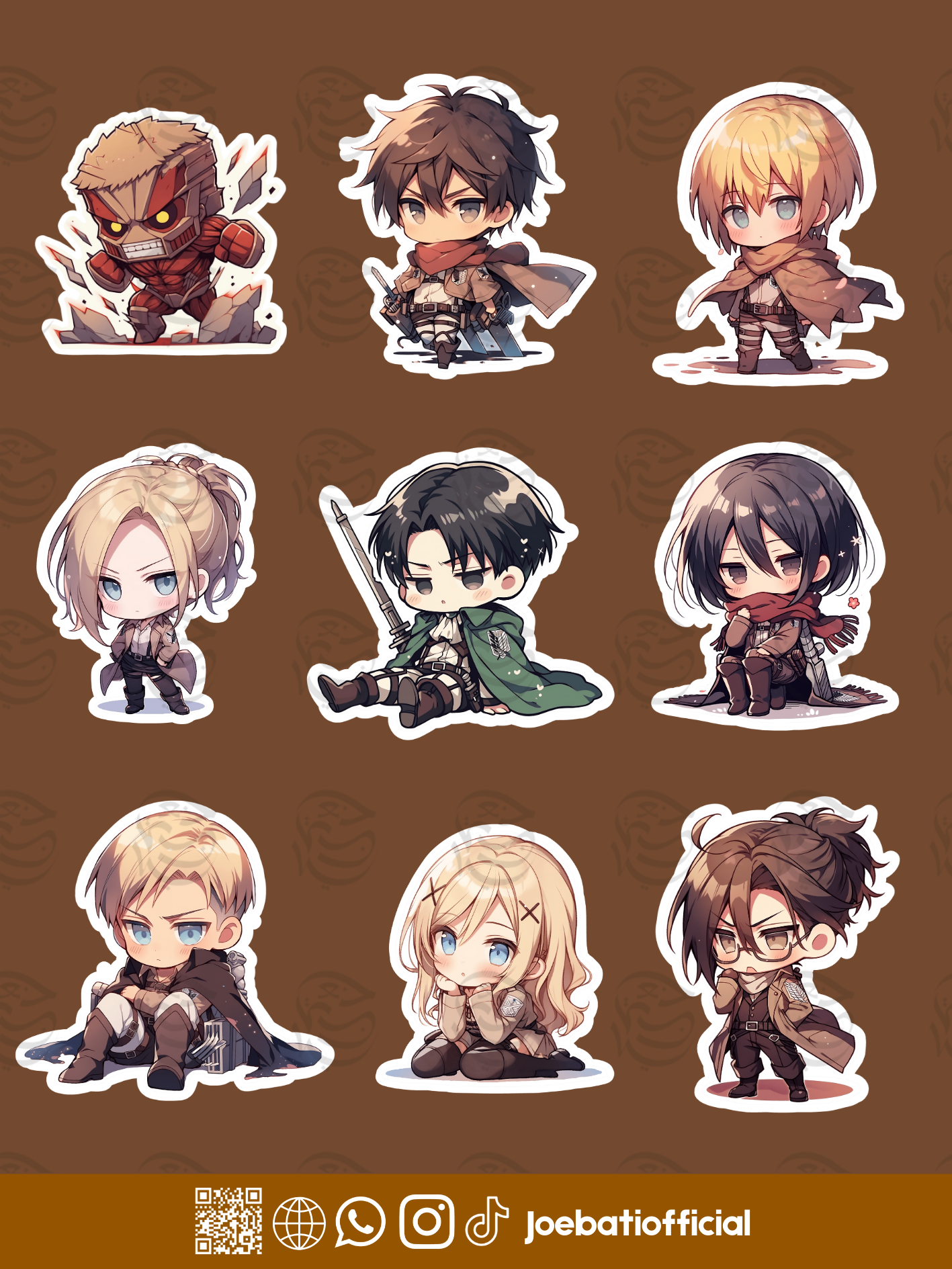 Sticker - Attack on titan